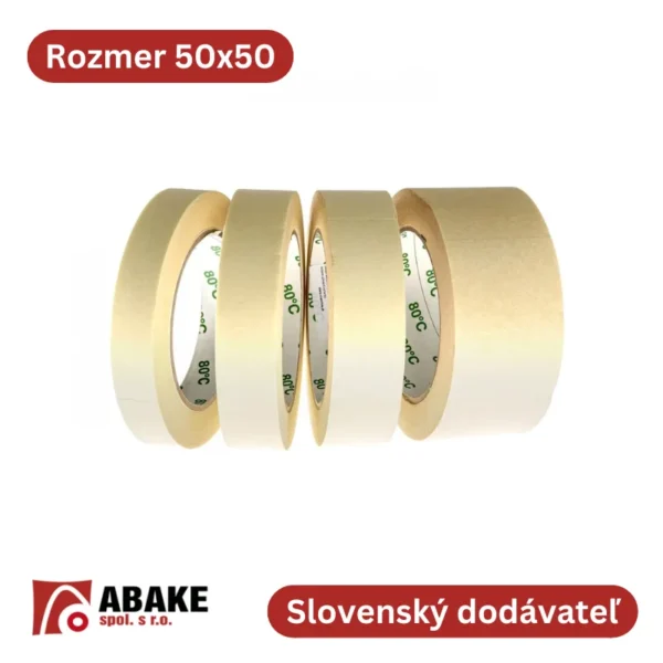 maliarska papierová lepiaca páska 50x50 do 80°c