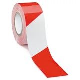výstražná a vytyčovacia páska červeno biela nelepívá 75x300